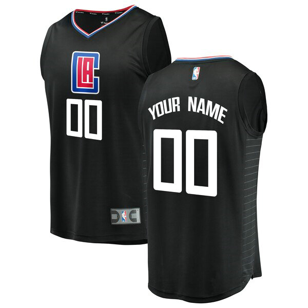 Maillot nba Los Angeles Clippers Statement Edition enfant Custom 0 Noir